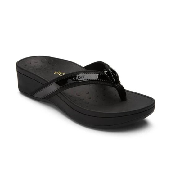 Vionic Women' s High Tide Platform Sandal Black - Picture 1 of 16